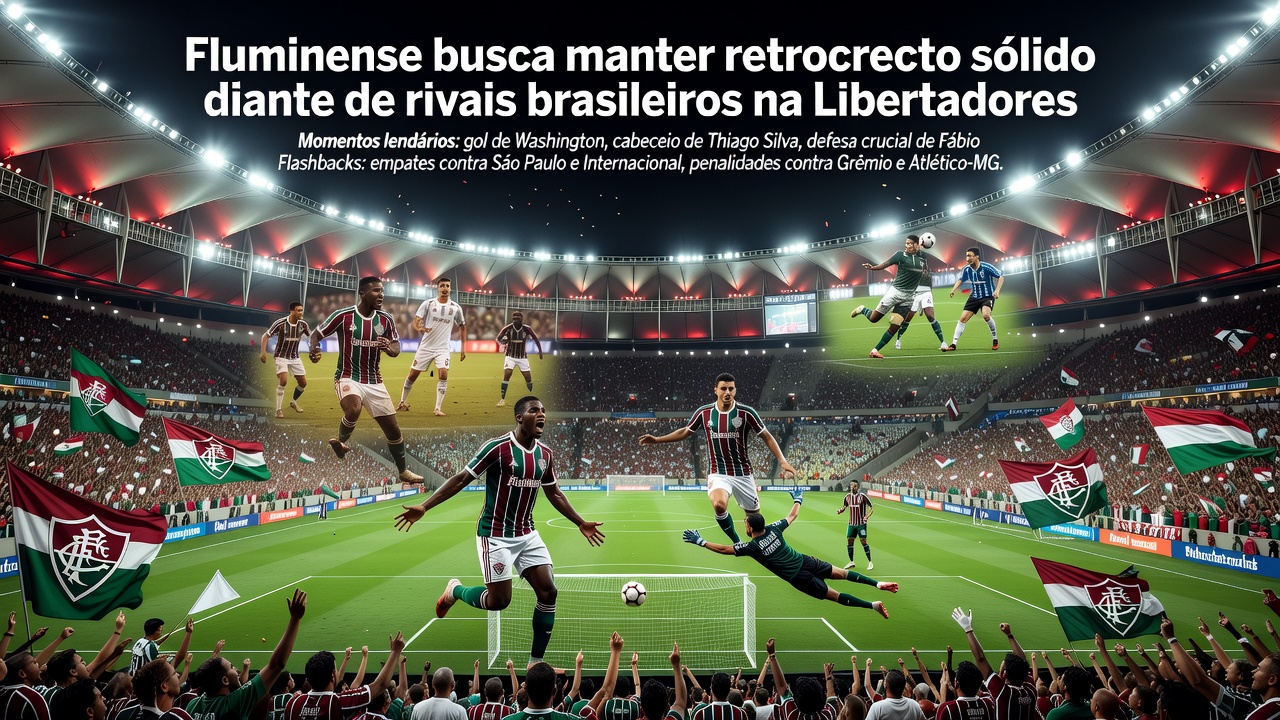 Fluminense busca manter retrospecto sólido diante de rivais brasileiros na Libertadores